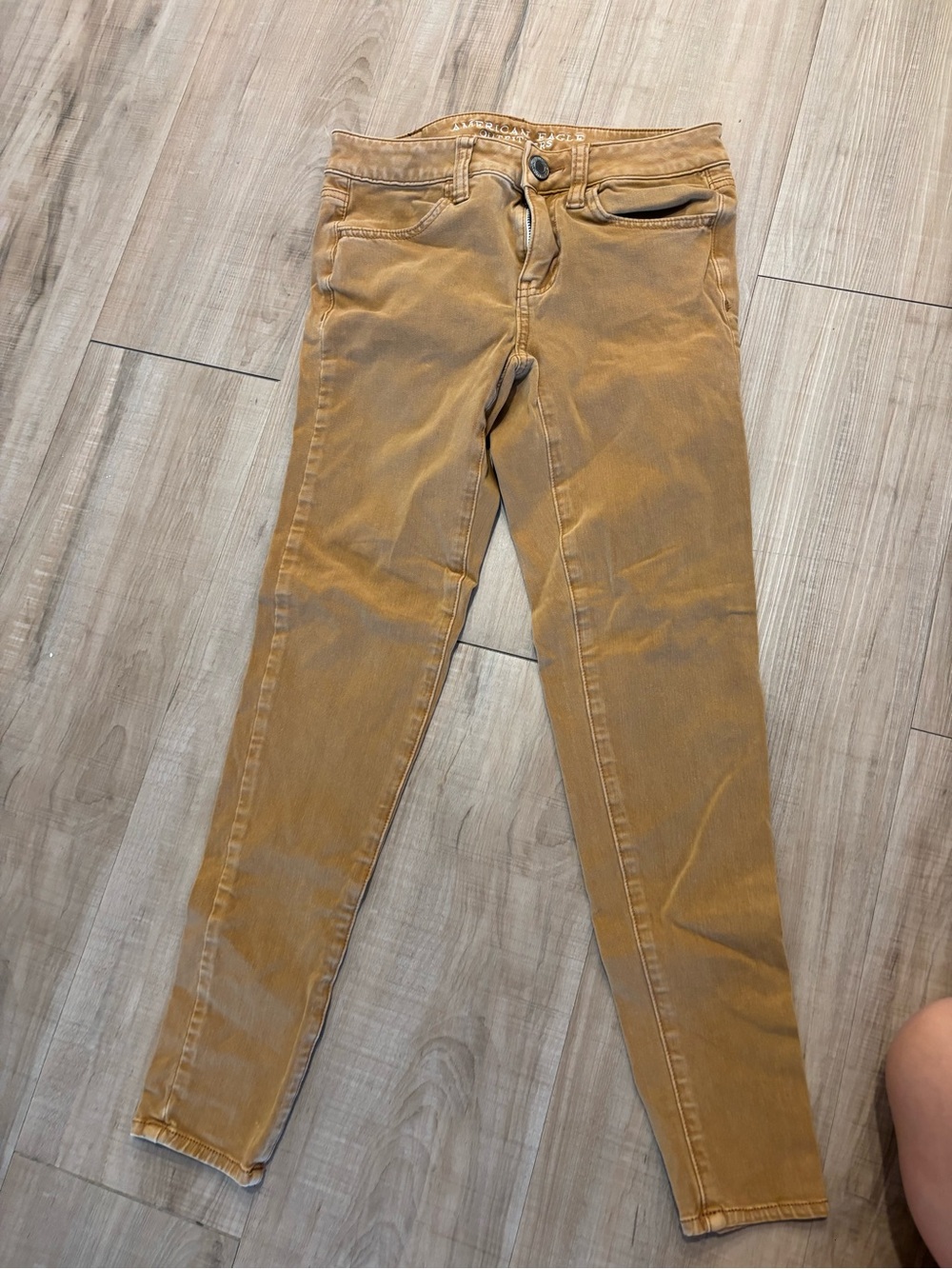 American Eagle Outfitters Skinny Jeans in Mustard